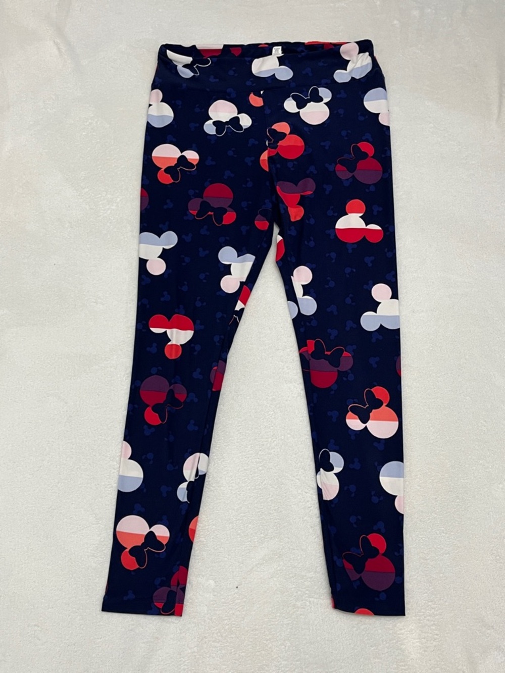 LuLaRoe Women's Disney Tall & Curvy Leggings Mickey Mouse - Picture 2 of 8